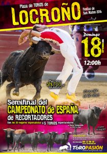 Semifinal de Campeonato de España de Recortadores 2016 en Logroño