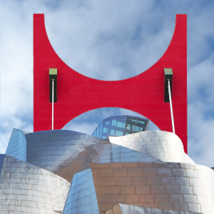 Vista de Guggenheim Bilbao y Puente